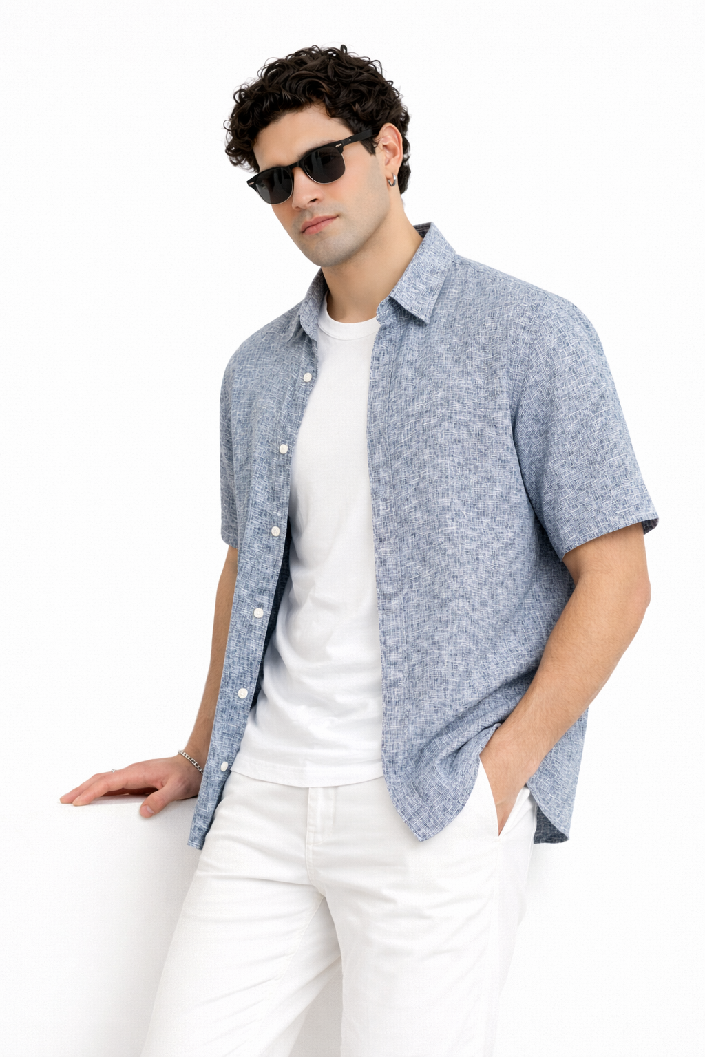 Ivory Breeze Cotton Shirt