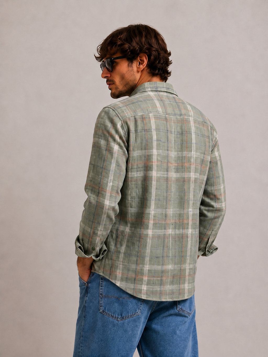 Verdant Grid Shirt – Green Edition