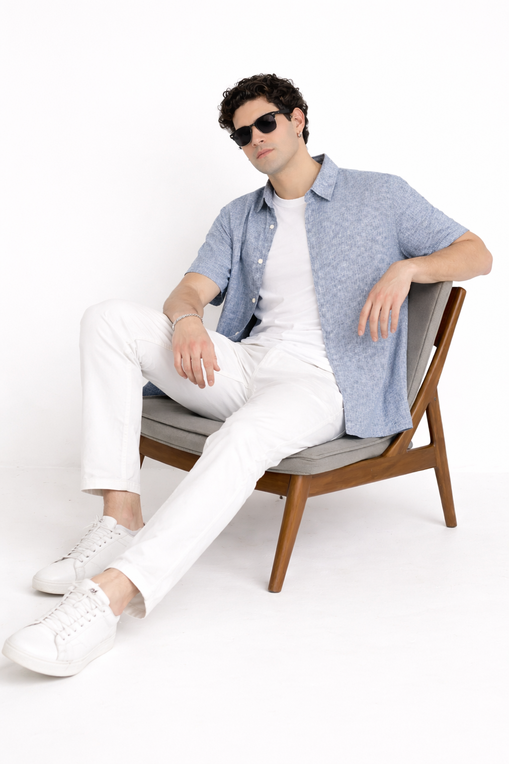 Ivory Breeze Cotton Shirt