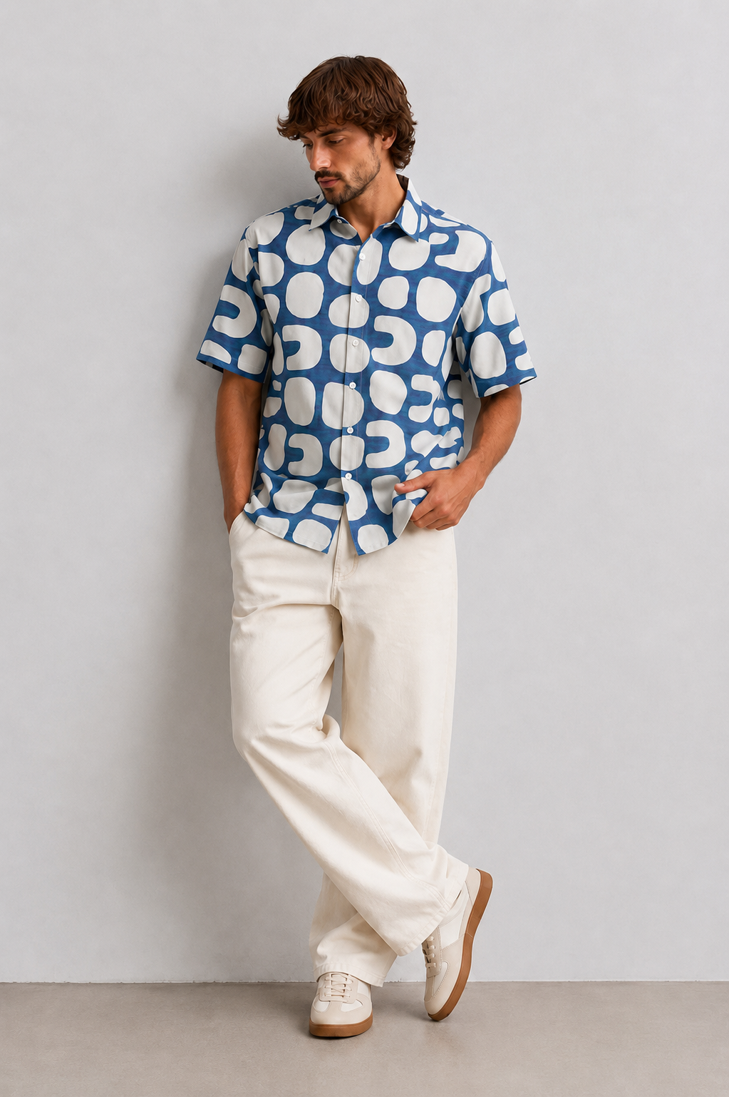 Azure Abstract Shirt – Blue Edition
