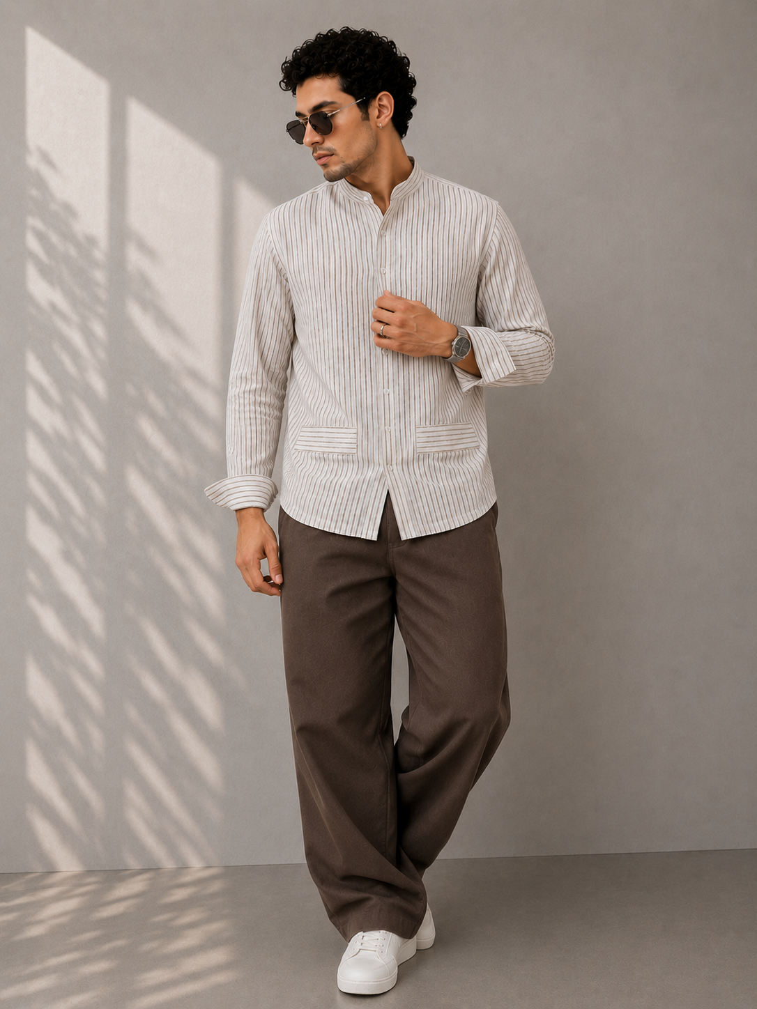Desert Beige Cotton Shirt