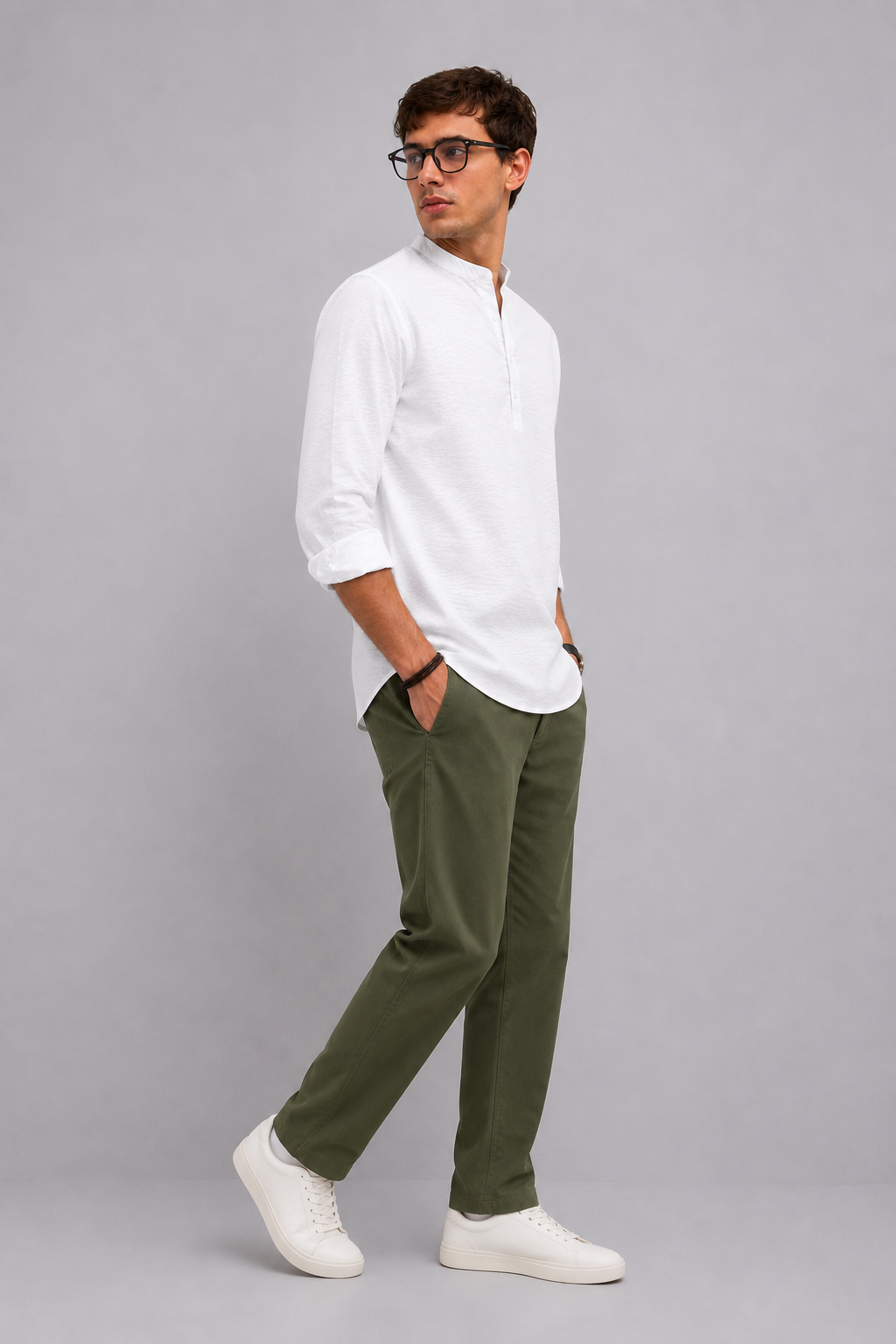 White Monarch Kurta