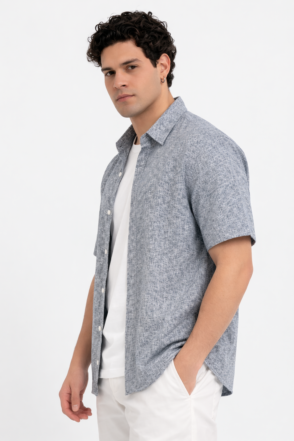 Ivory Breeze Cotton Shirt