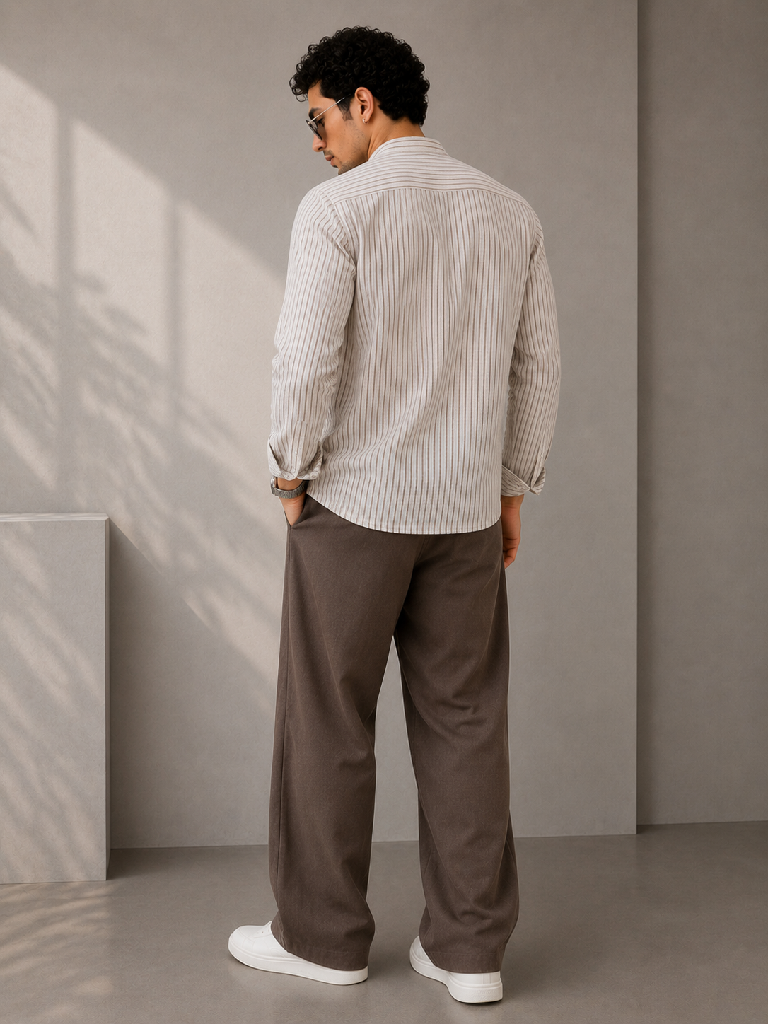 Desert Beige Cotton Shirt