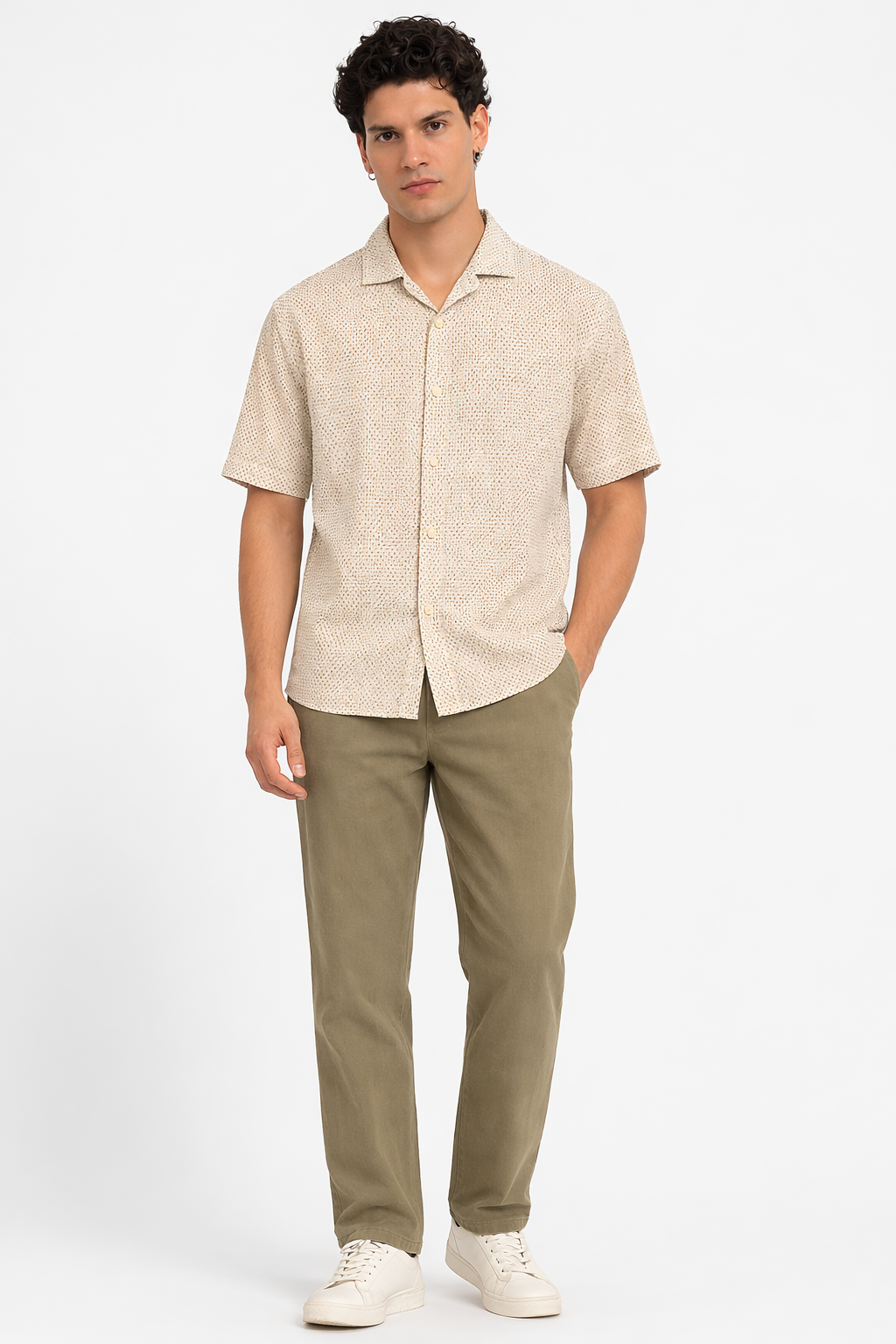 Urban Sand Cotton Shirt