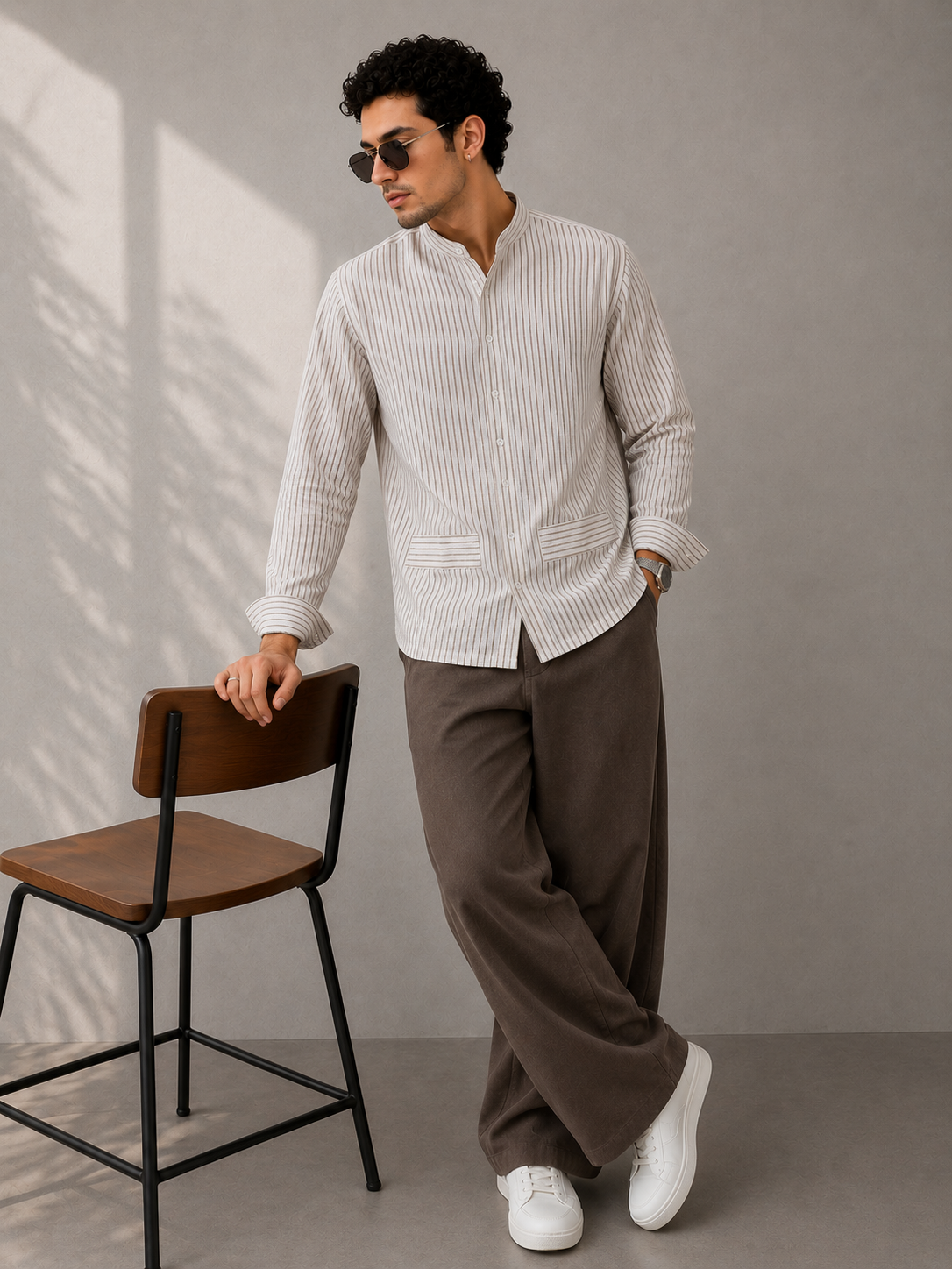 Desert Beige Cotton Shirt