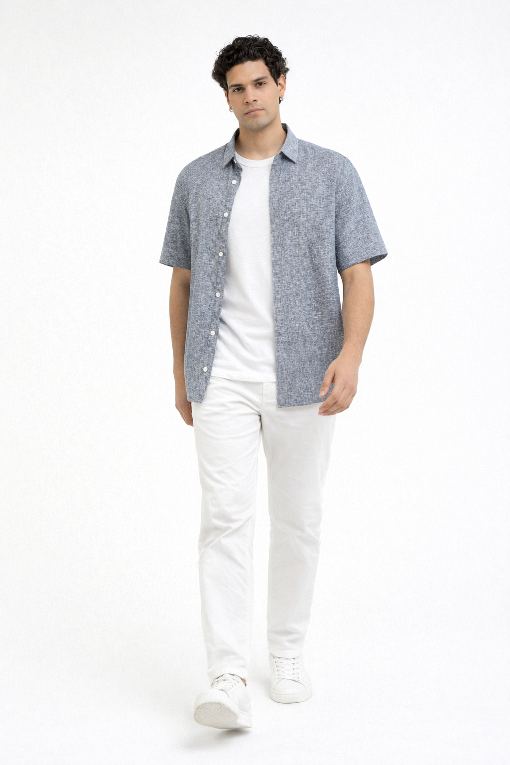 Ivory Breeze Cotton Shirt