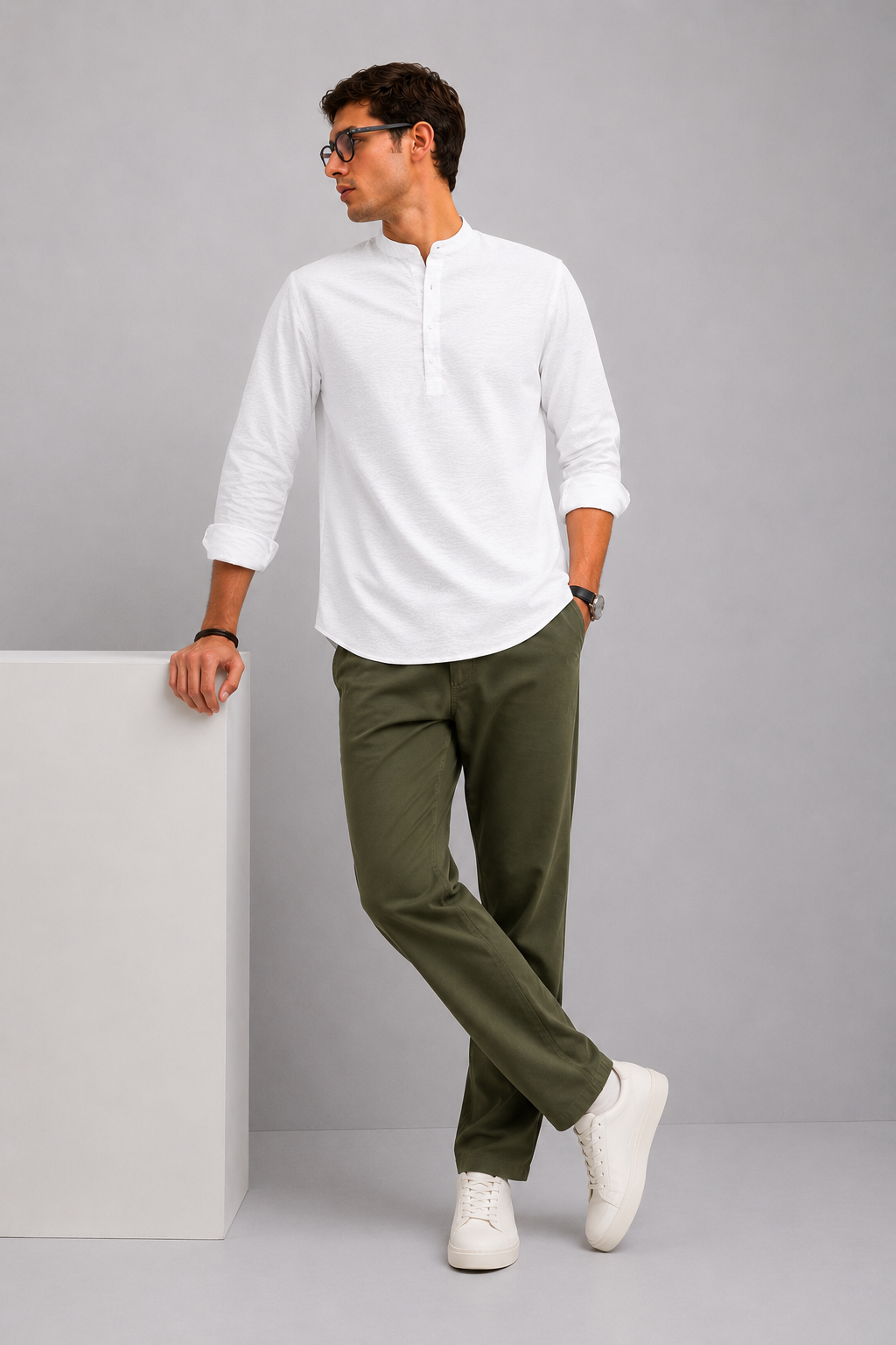 White Monarch Kurta