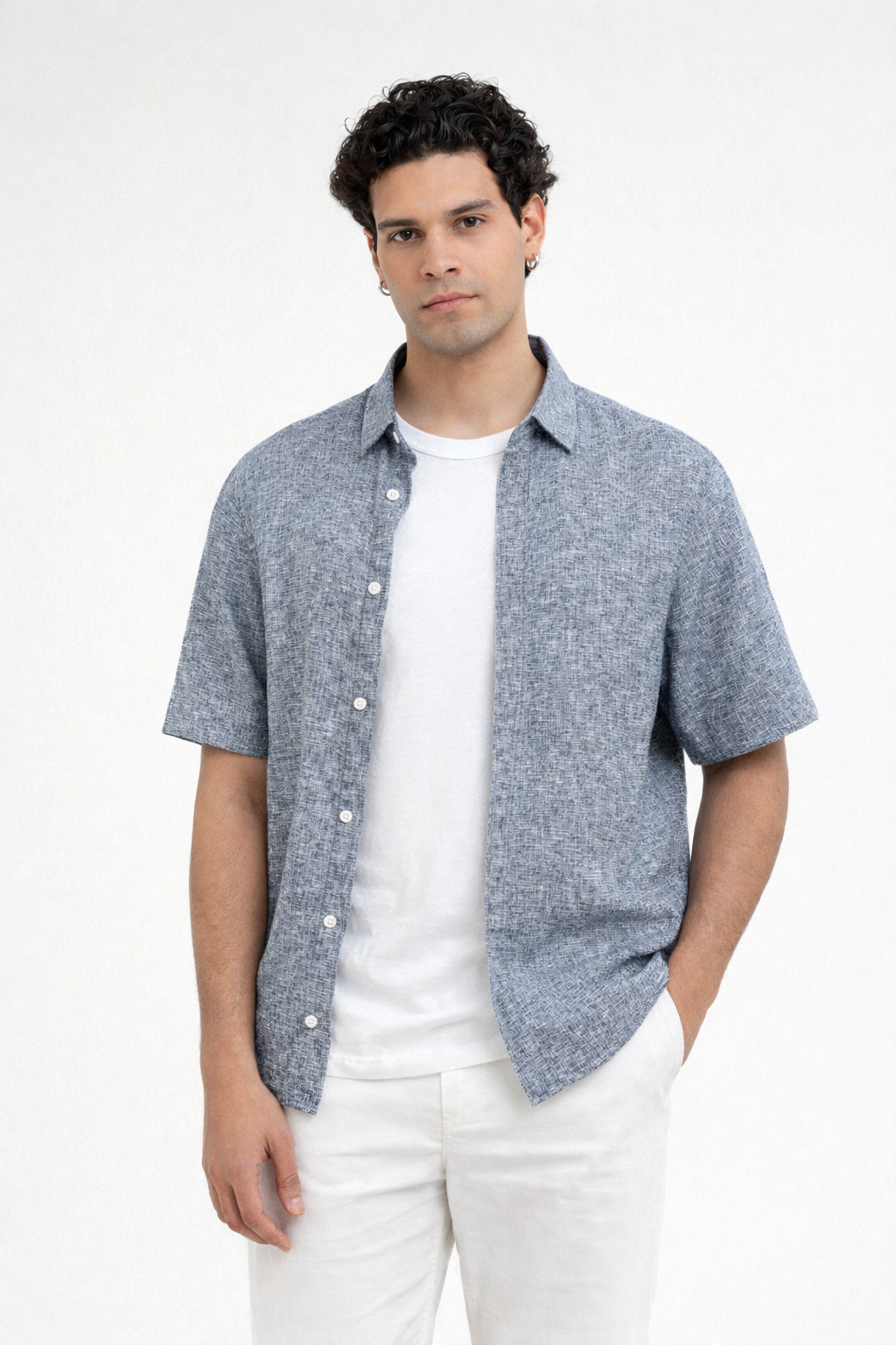Ivory Breeze Cotton Shirt