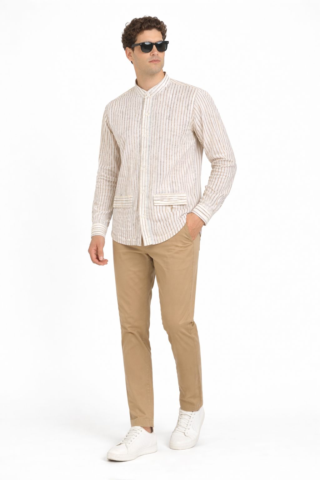 Desert Beige Cotton Shirt