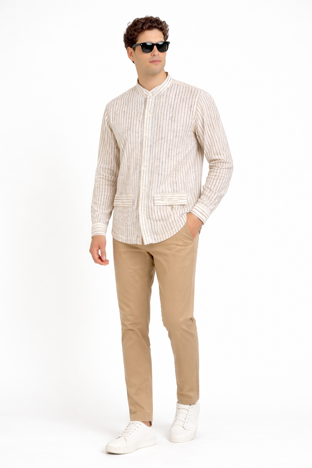 Desert Beige Cotton Shirt