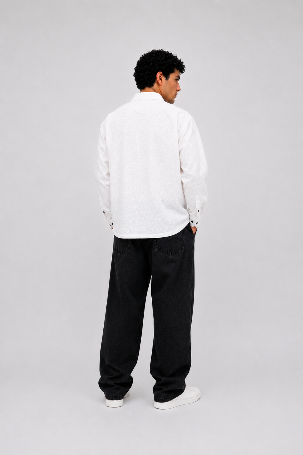 Aurelio Jacquard Cotton Shirt