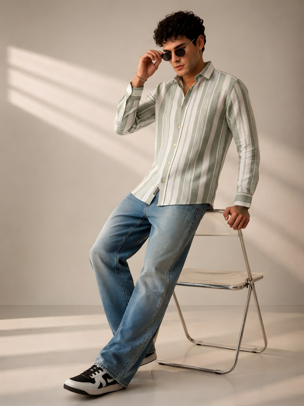 Meadow Line Shirt – Green Edition