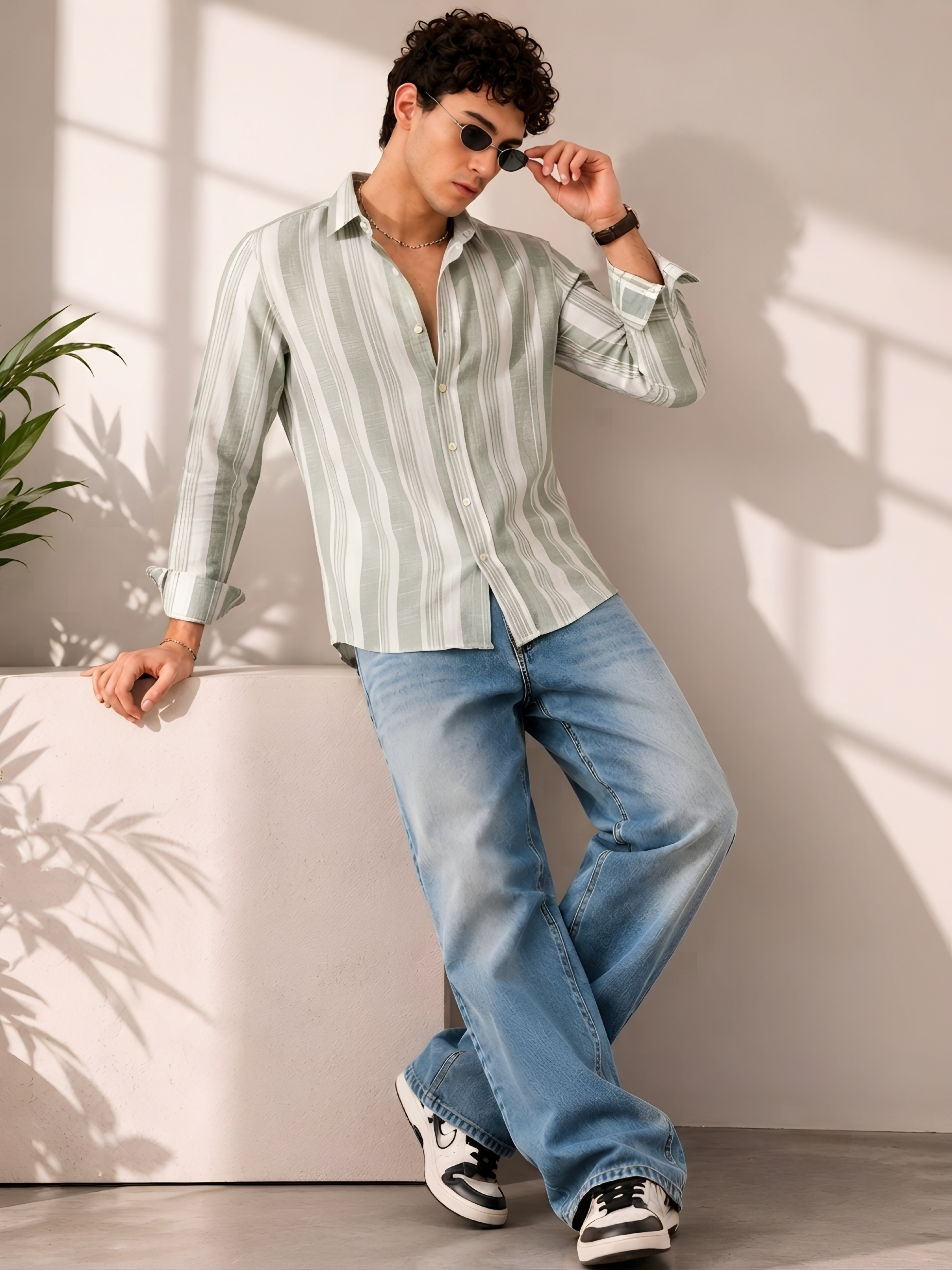 Meadow Line Shirt – Green Edition