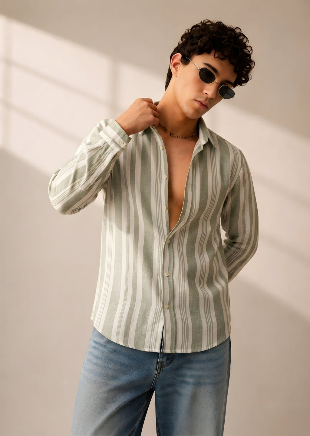 Meadow Line Shirt – Green Edition
