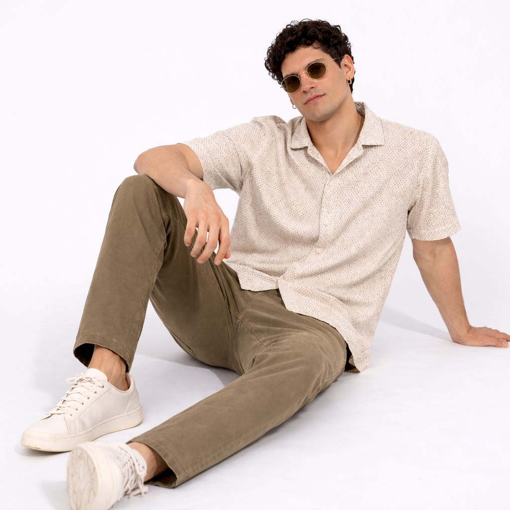 Urban Sand Cotton Shirt