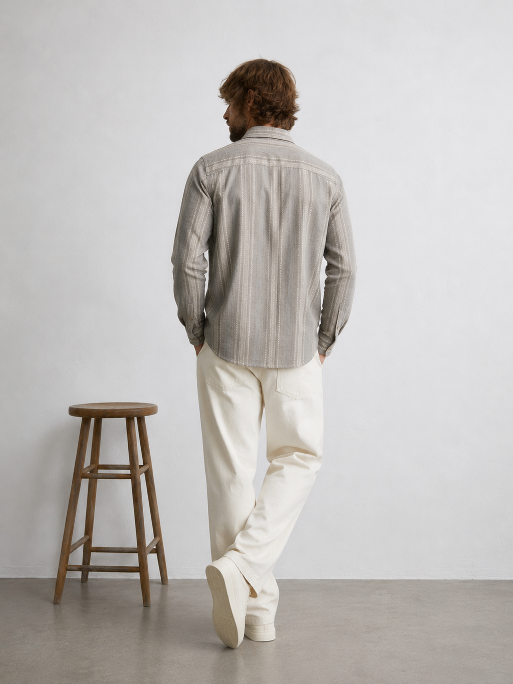 Ashen Loom Shirt – Stone Grey Edition