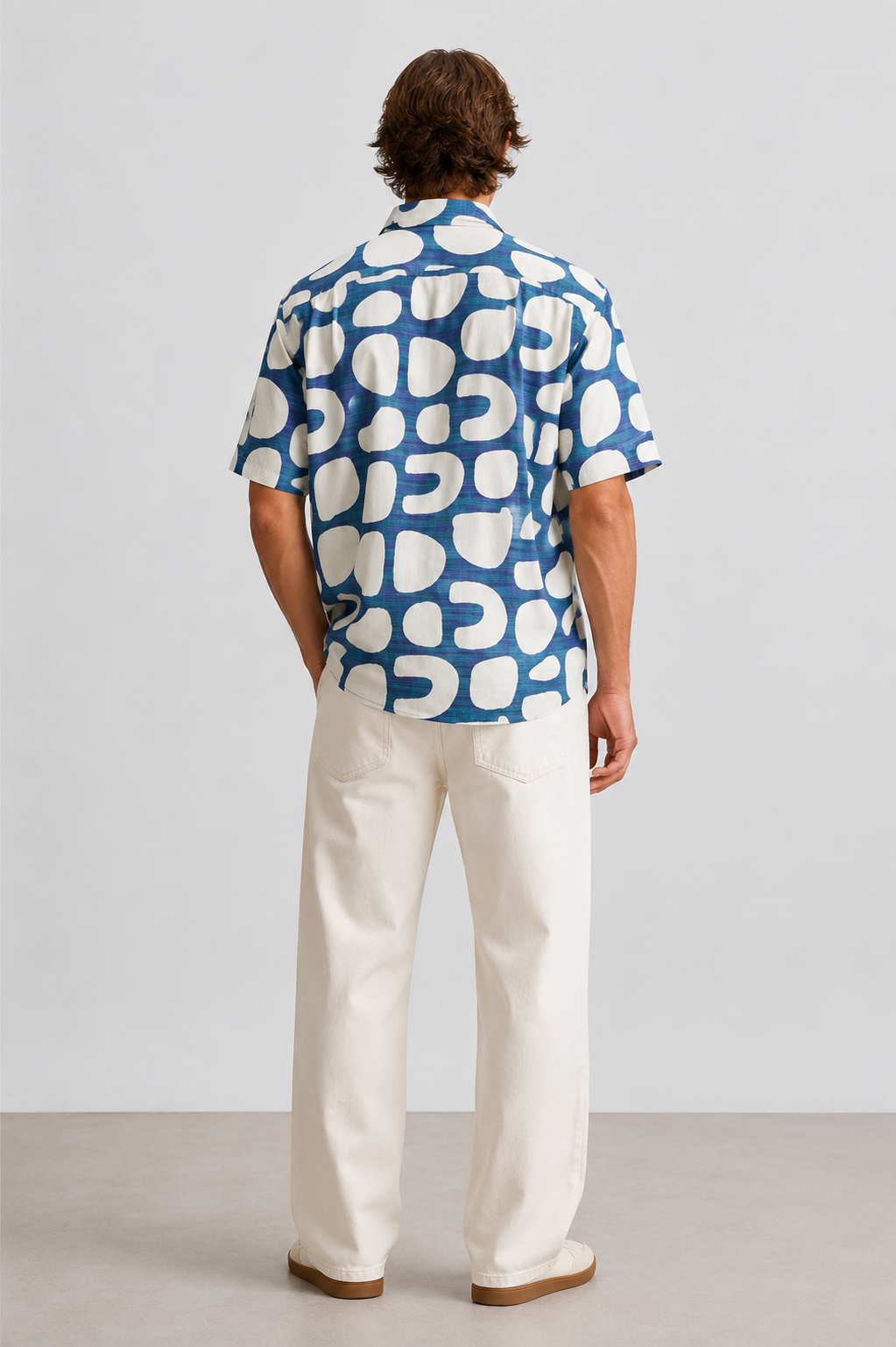 Azure Abstract Shirt – Blue Edition