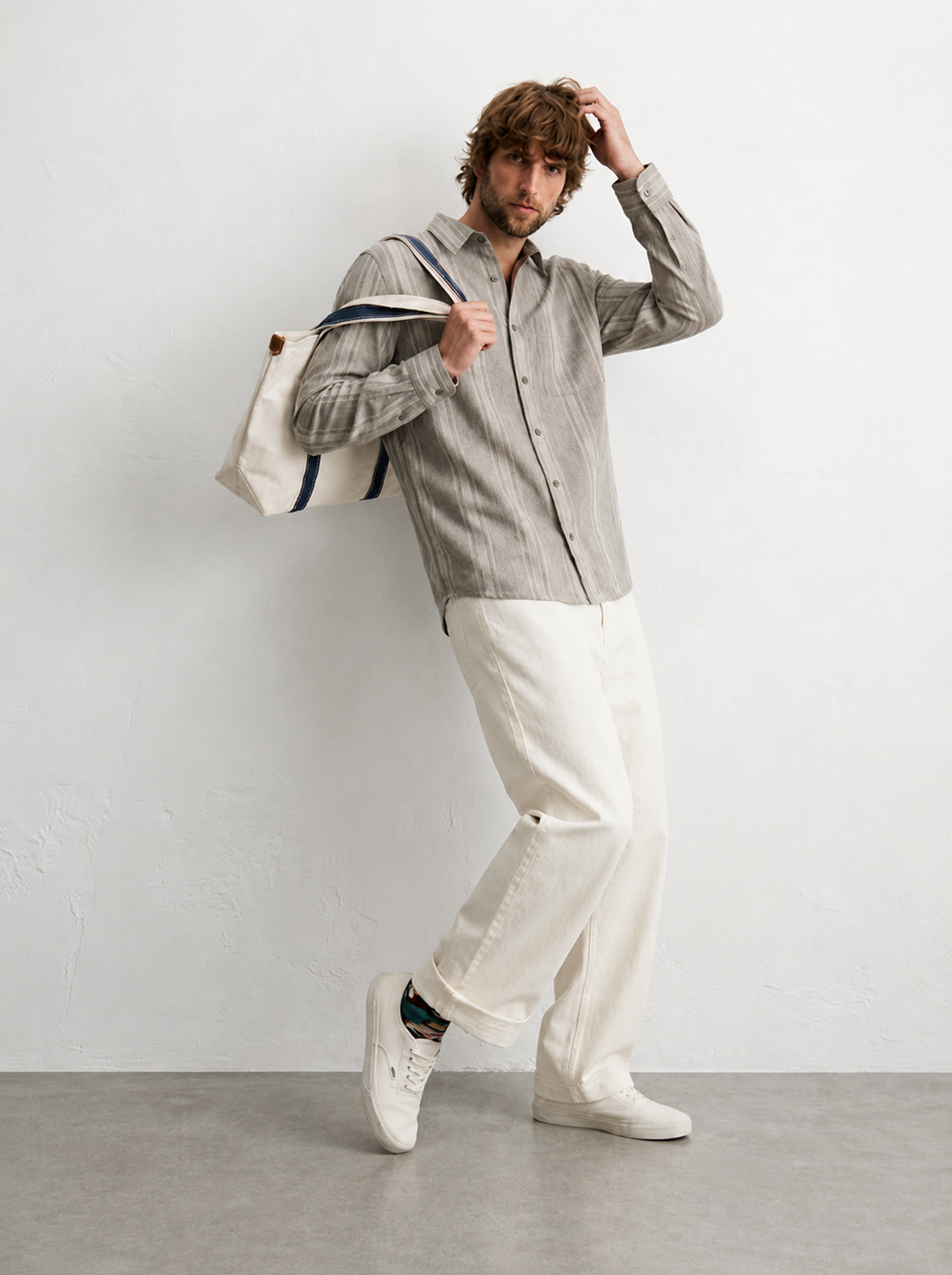 Ashen Loom Shirt – Stone Grey Edition