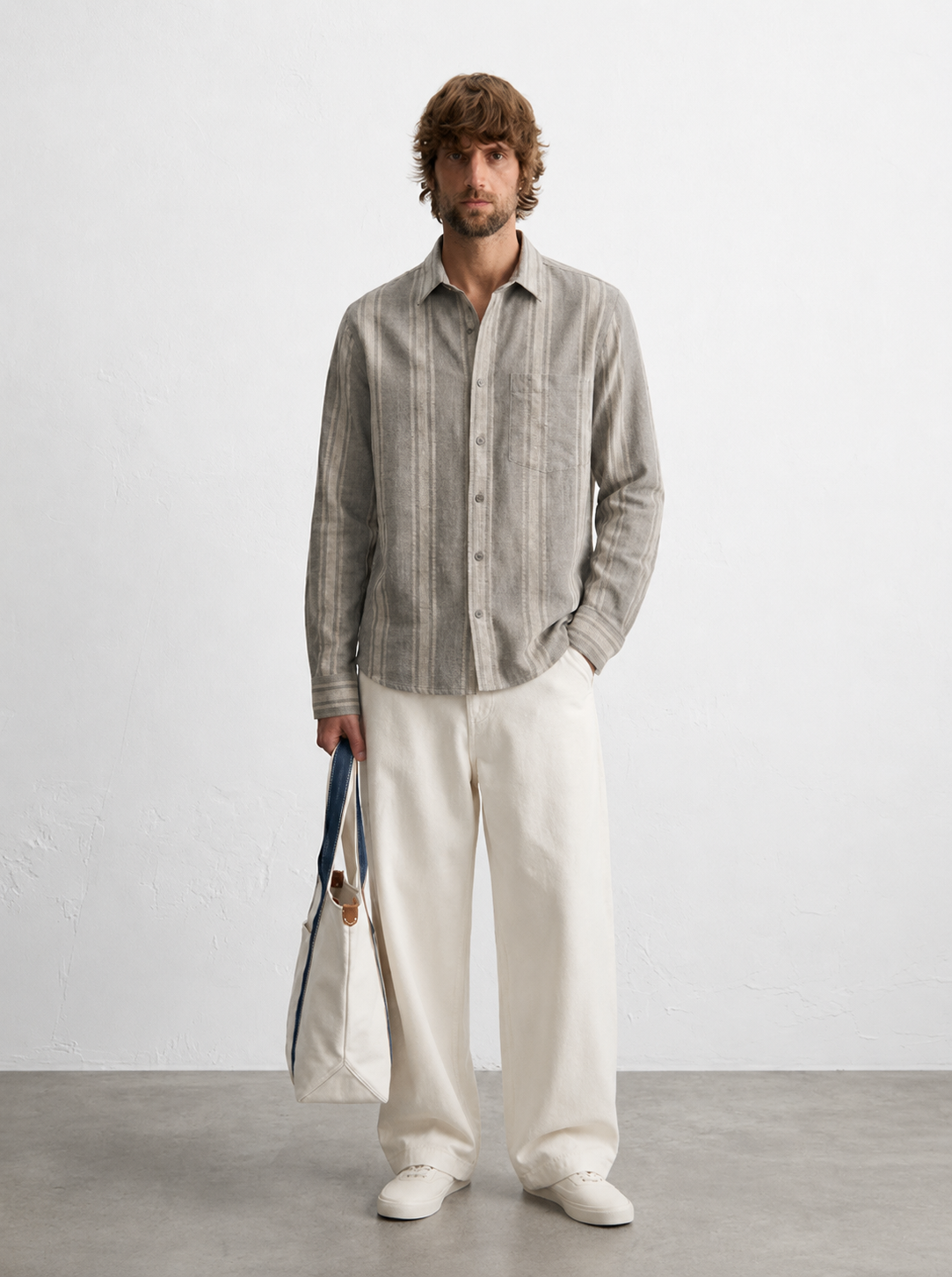 Ashen Loom Shirt – Stone Grey Edition