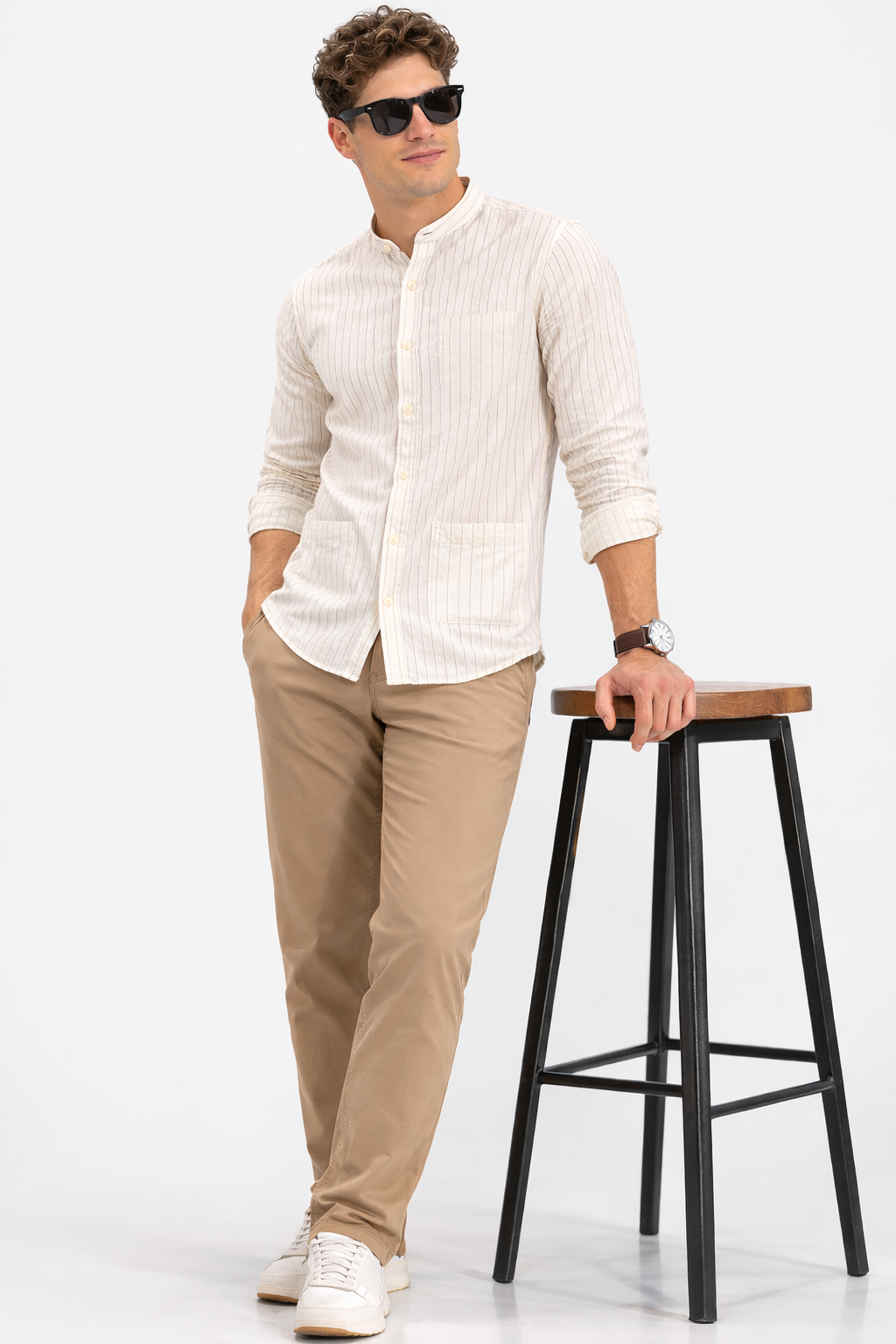 Desert Beige Cotton Shirt