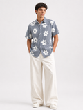 Coastal Bloom Shirt – Blue Edition