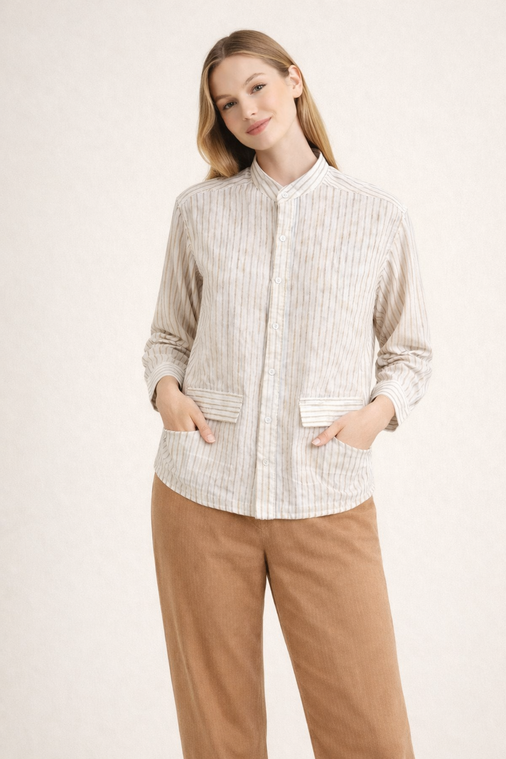 Desert Beige Cotton Shirt